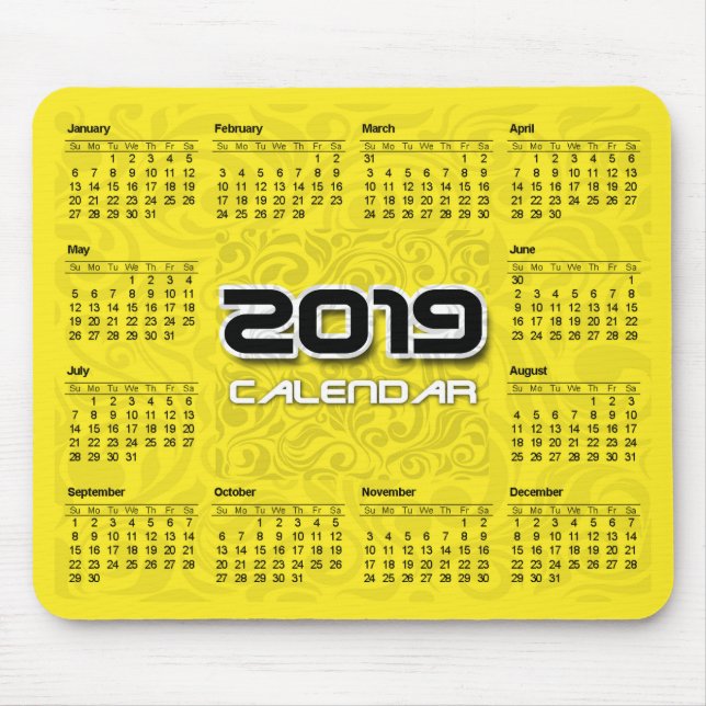 Musmatta - kalender 2019 (Framsidan)