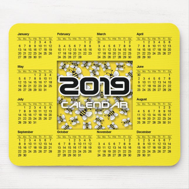 Musmatta - kalender 2019 (Framsidan)