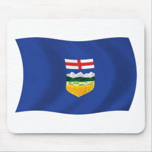 Musmatta med Albertaflaggan