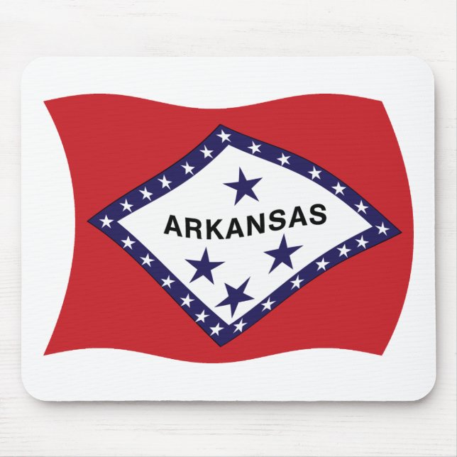 Musmatta med Arkansas flagga (Framsidan)