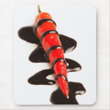 Musmatta med chokladöverdragen jalapenopeppar