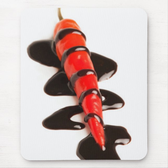 Musmatta med chokladöverdragen jalapenopeppar (Framsidan)