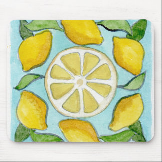 Musmatta med citrondesign