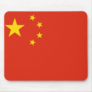 Musmatta med Flagga av China