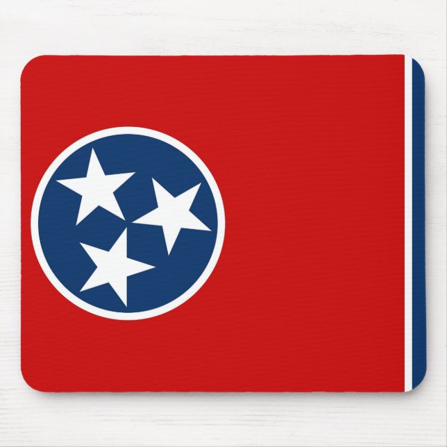 Musmatta med Flagga av Tennessee-staten - USA (Framsidan)