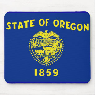 Musmatta med Flagga Oregon State - USA