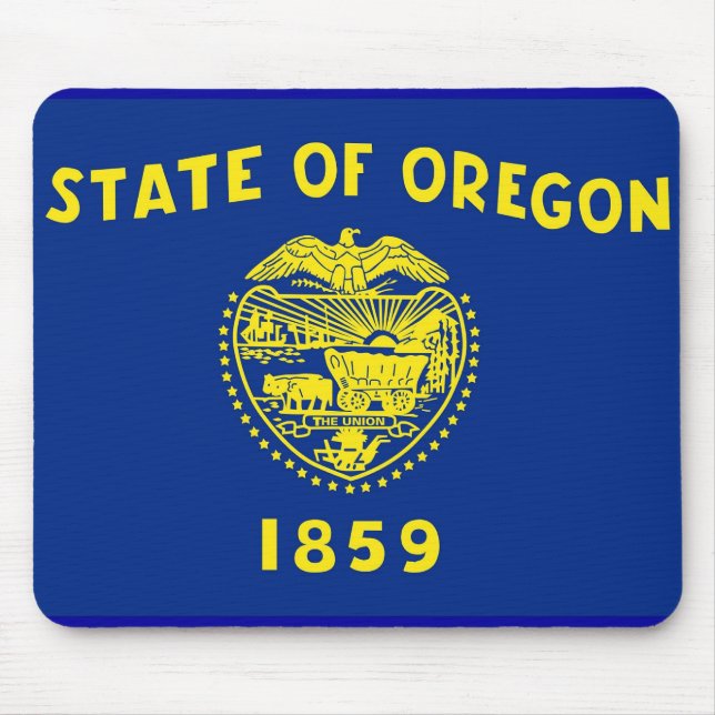 Musmatta med Flagga Oregon State - USA (Framsidan)