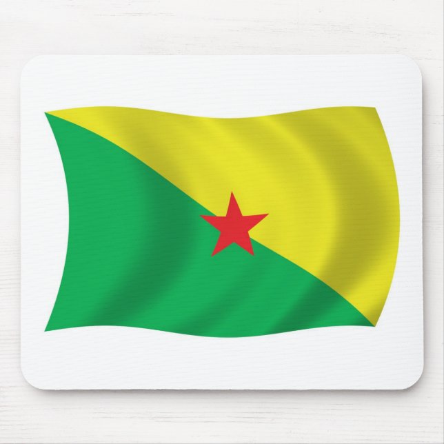 Musmatta med flaggan från Franska Guyana (Framsidan)