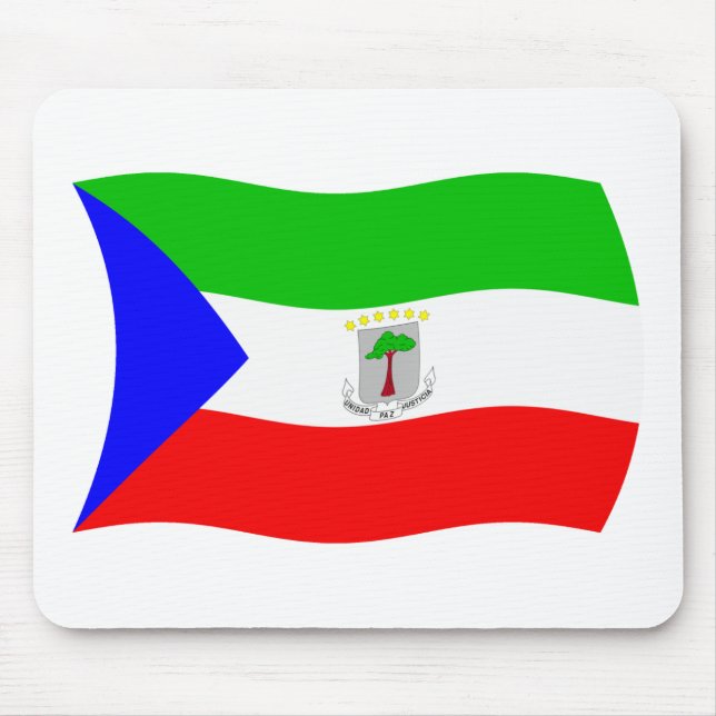Musmatta med flaggmotiv från Ekvatorialguinea (Framsidan)