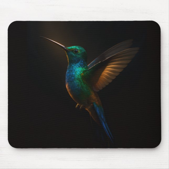 Musmatta med flygande kolibri (Framsidan)