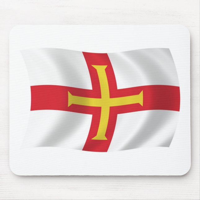 Musmatta med Guernseys flagga (Framsidan)