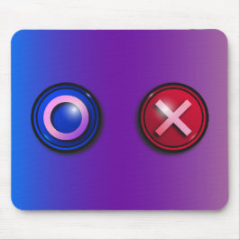 Musmatta med röstknappar för spel