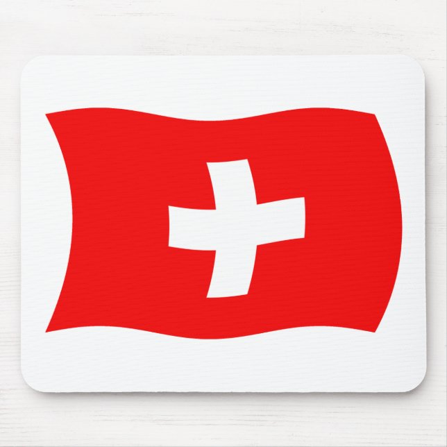 Musmatta med Schweiz flagga (Framsidan)