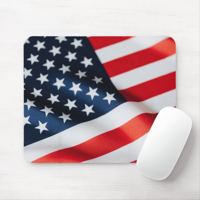 Musmatta - USA flagga (Med mus)