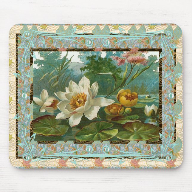 Musmatta Vintage Blommor (Framsidan)