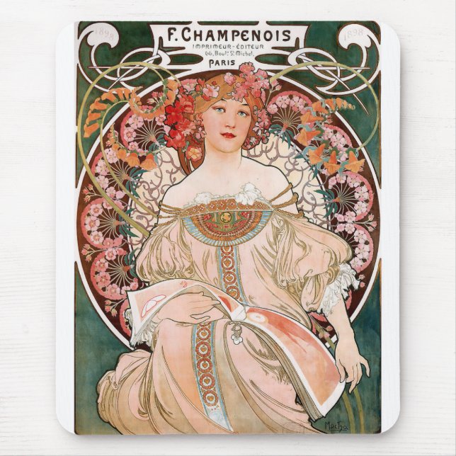 Musmattan av "Alphonse Mucha",nr.02 Musmatta (Framsidan)