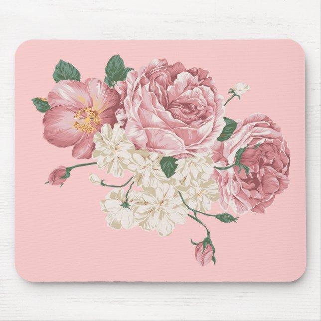 Musmattan för vacker blommor, sketch musmatta (Framsidan)