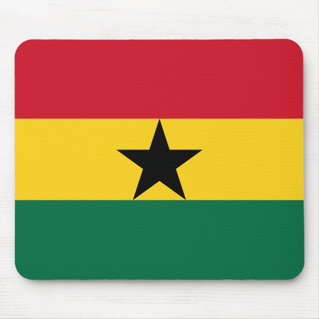 Musmattan med Flagga av Ghana Musmatta (Framsidan)