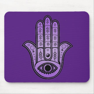 Musmattor med Hamsa Hand-design