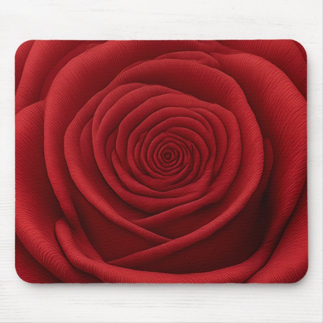 Musmattor - Röd Ros Blomma (Framsidan)