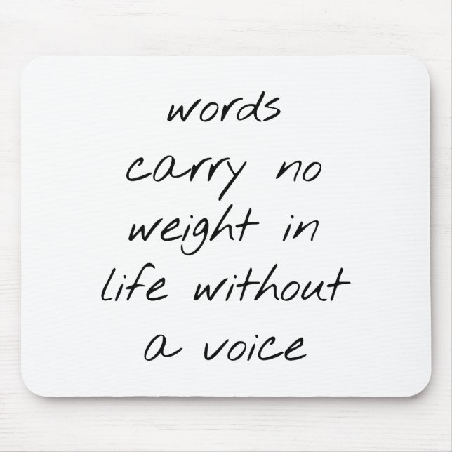 Musmattor Utan Röst (Framsidan)