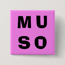 Muso Musician Contemporary Lettering Bold Rosa Knapp