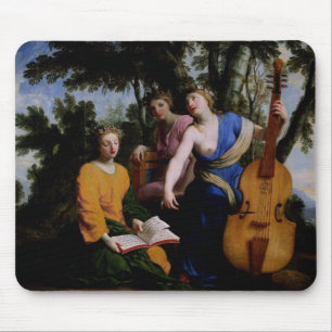 Musorna Melpomene, Erato och Polymnia, 1652-55 Musmatta
