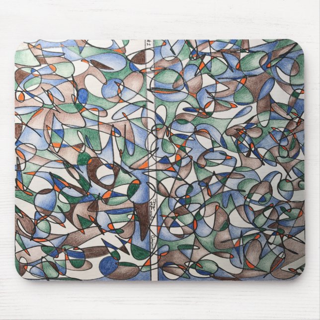 Musse Pad med konst av Tony Cimino Musmatta (Framsidan)