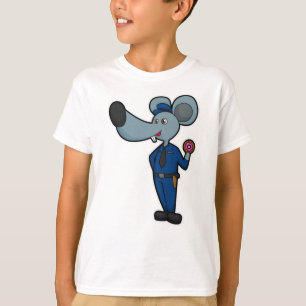 Musse som polis med Donut T Shirt