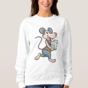 Musse som sekreterare med Papper T Shirt