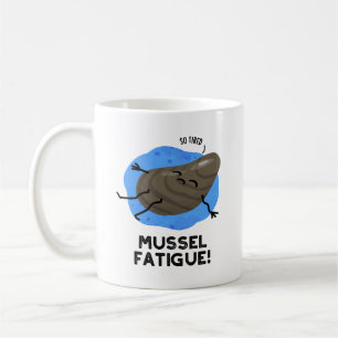 Mussel Fatigue Funny Animal Muscle Pun Kaffemugg
