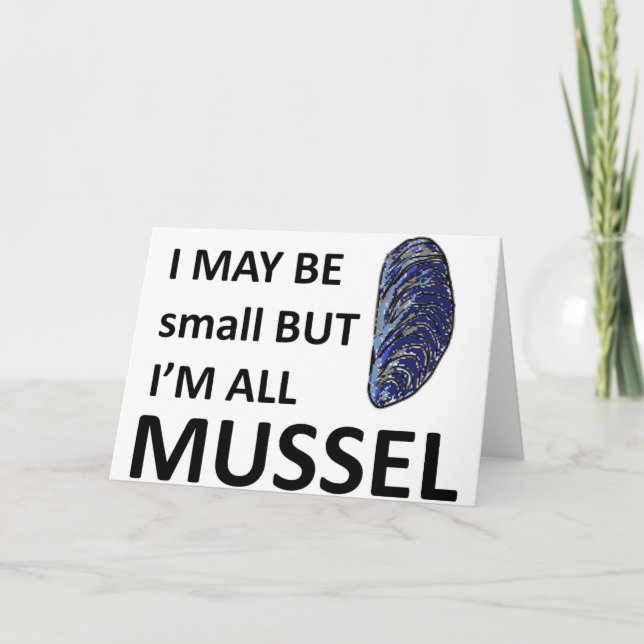 Mussel Storlek Kort (Framsida)