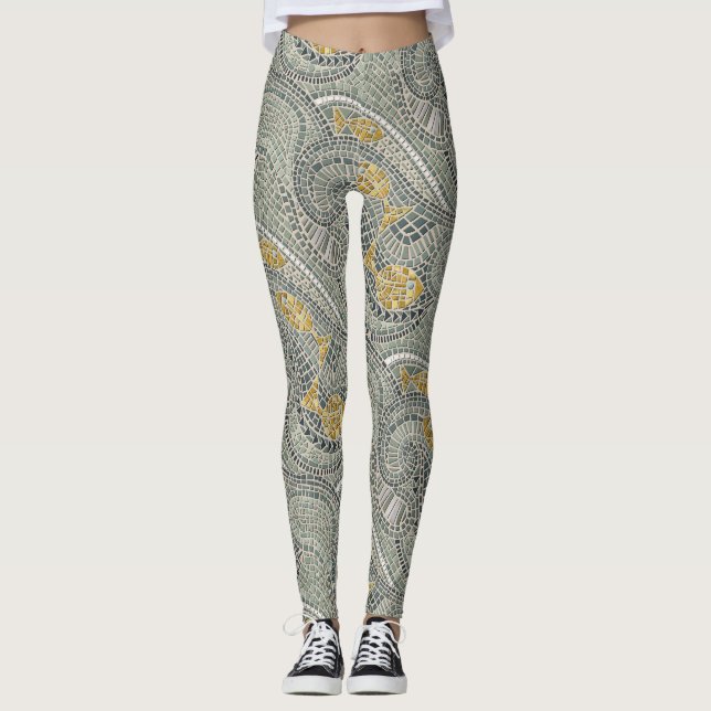 musselfisk leggings (Framsida)