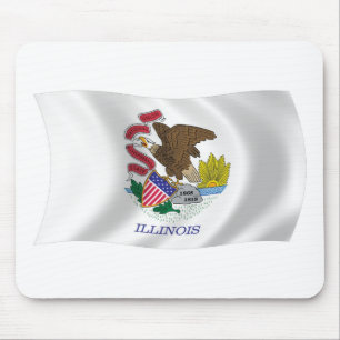 Musselpad för Illinois flagga Musmatta