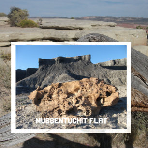 Mussentuchit Flat Sten, Emery County, Utah Vykort