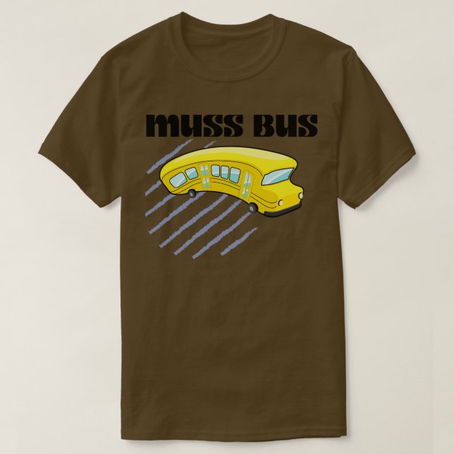Musslan i bussen t shirt (Design framsida)