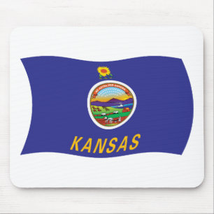 Mussling för Kansas flagga Musmatta
