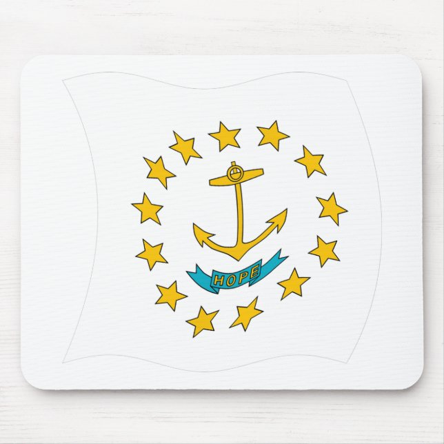 Mussling för Rhode Islands flagga Musmatta (Framsidan)