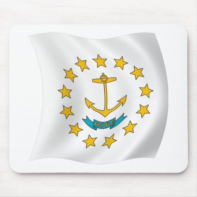 Mussling för Rhode Islands flagga Musmatta (Framsidan)