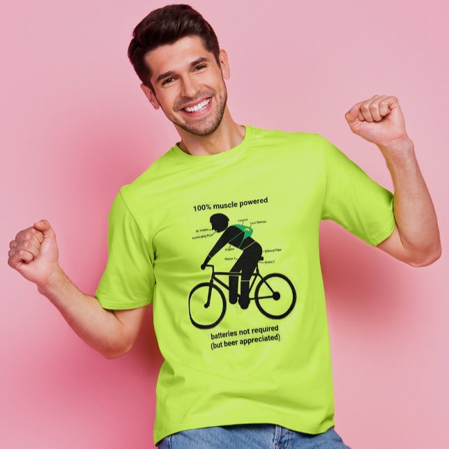 Musslor ej Batteries Mountain Bike T-Shirt (Skapare uppladdad)