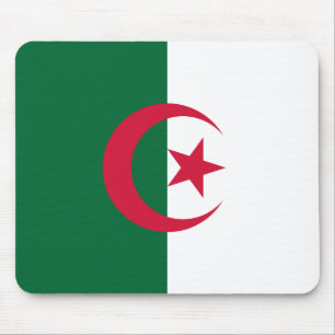 Musslor med Flagga av Algeriet Musmatta