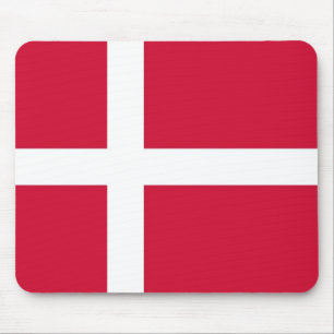 Musslor med Flagga av Danmark Musmatta
