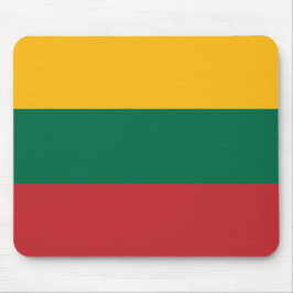 Musslor med Flagga av Litauen Musmatta