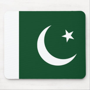 Musslor med Flagga av Pakistan Musmatta