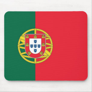 Musslor med Flagga av Portugal Musmatta