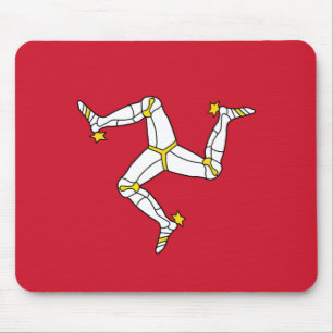 Musslor med Isle of Man Flagga Musmatta