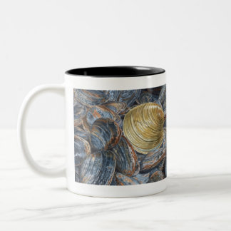 Musslor och Quahog skal Två-Tonad Mugg
