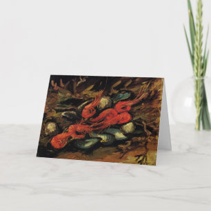 Musslor och räkor av Vincent van Gogh Kort