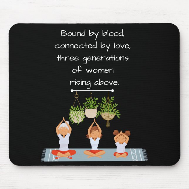 Musslor - tre Generation kvinnor Musmatta (Framsidan)