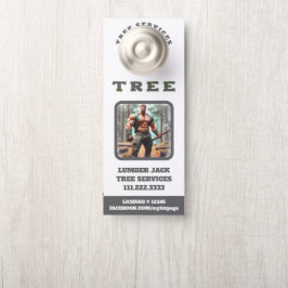 *~* Musslt Lumber Jack Träd Services QR Door